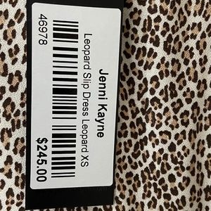 Jenni Kayne Leopard print slip dress